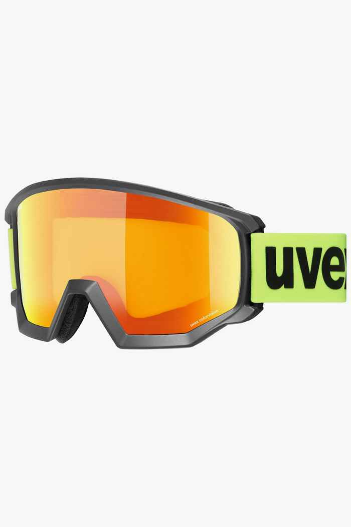Uvex Athletic CV lunettes de ski Couleur Schwarz-neongelb 1