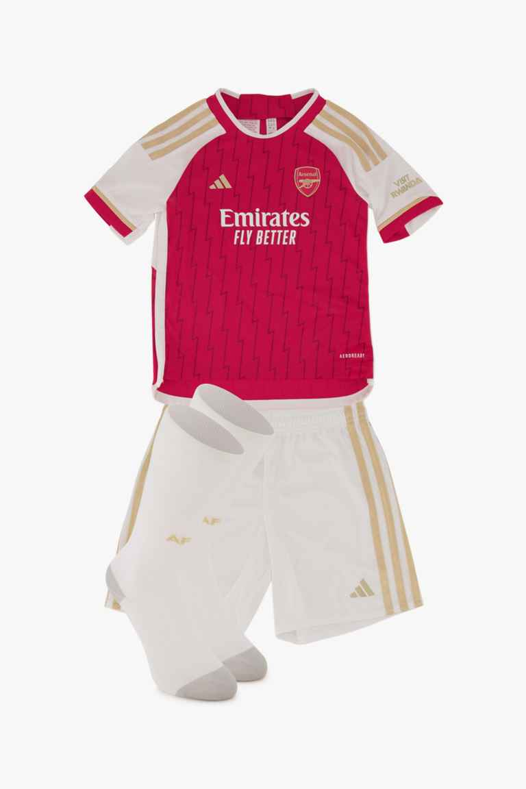 adidas Performance FC Arsenal London Home Replica Mini Kinder Fussballset 23/24