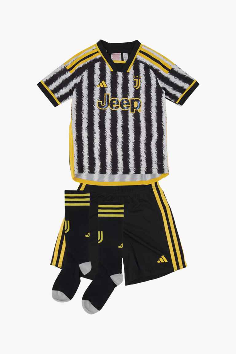 adidas Performance Juventus Turin Home Mini Kinder Fussballset 23/24
