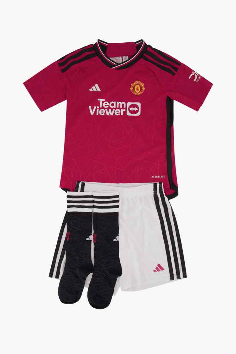 adidas Performance Manchester United Home Replica Mini Kinder Fussballset 23/24