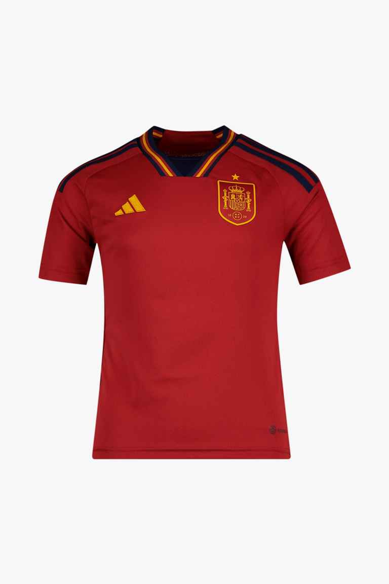  Espagne Home Replica maillot de football enfants WM 2022