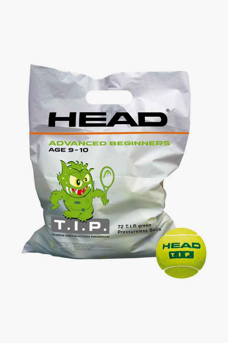 HEAD 72-Pack T.I.P. Green Tennisball
