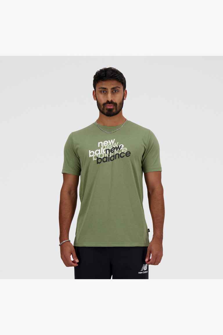 New Balance Heathertech Graphic Herren T-Shirt