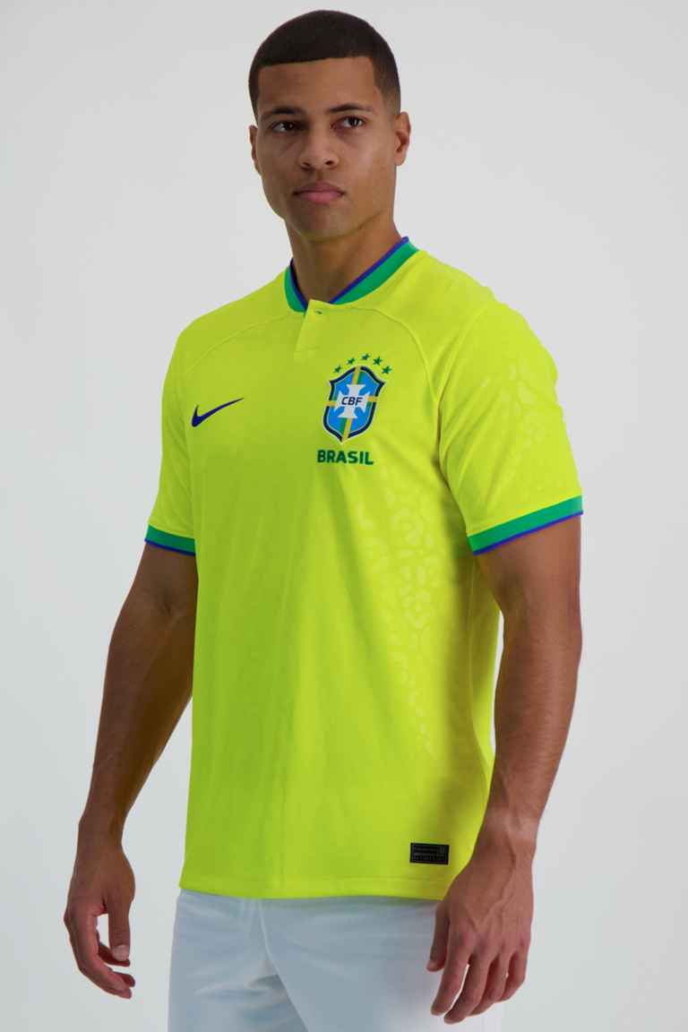 Nike Brésil Home Replica maillot de football hommes WM 2022