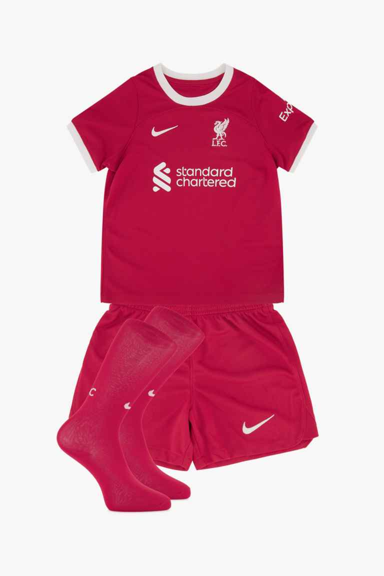 Nike FC Liverpool Home Replica Kinder Fussballset 23/24