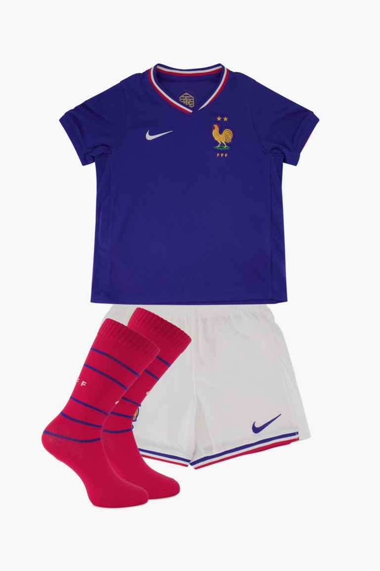 Nike Frankreich Home Replica Mini Kinder Fussballset EM 2024