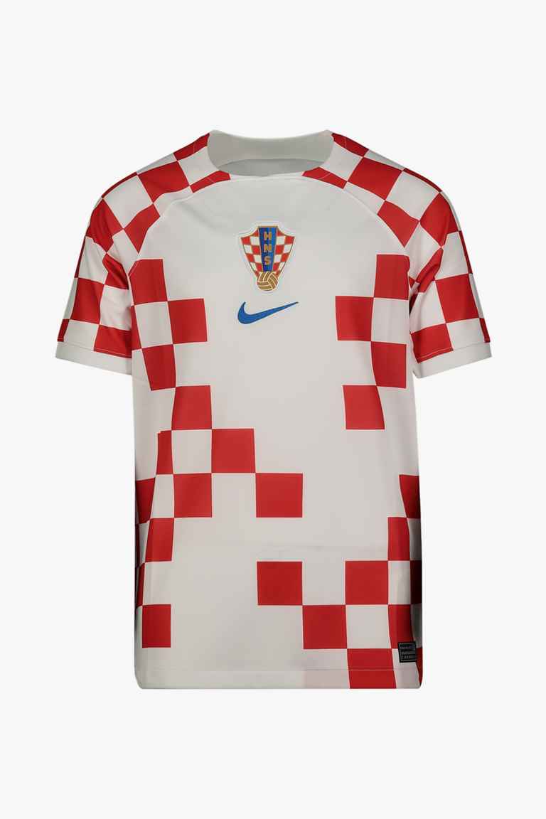 Nike Kroatien Home Replica Kinder Fussballtrikot WM 2022