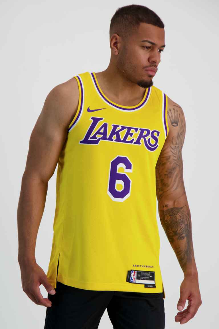Nike Los Angeles Lakers Icon Edition LeBron James Herren Basketballtrikot