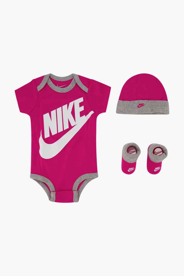 Nike Sportswear Futura Logo Baby Mütze + Body + Socken