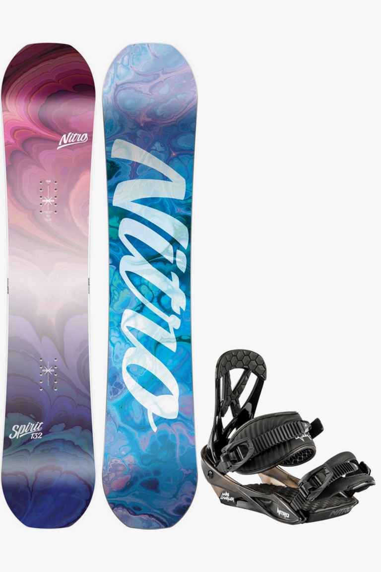 Nitro Spirit 126 cm Kinder Snowboard Set 22/23