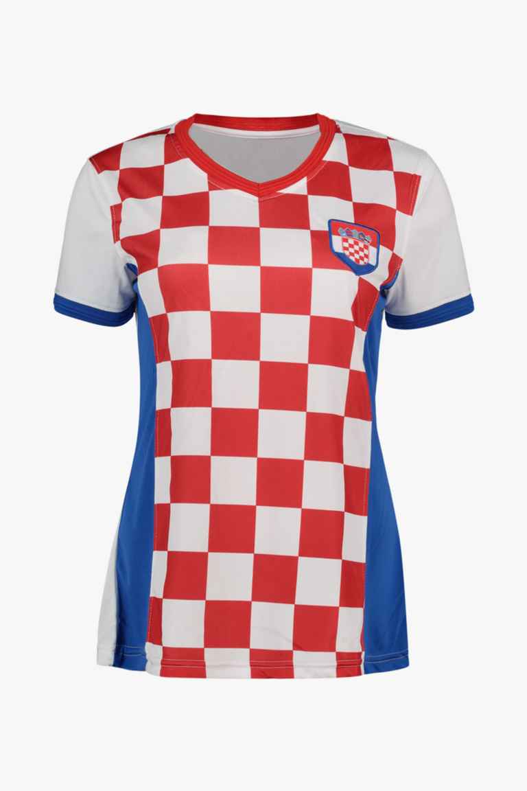POWERZONE Kroatien Fan Damen T-Shirt