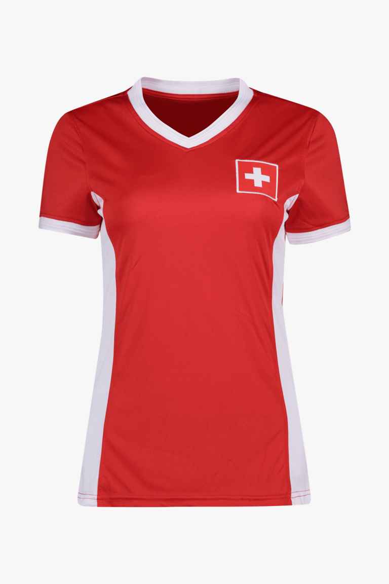 Powerzone Schweiz Fan Damen T-Shirt