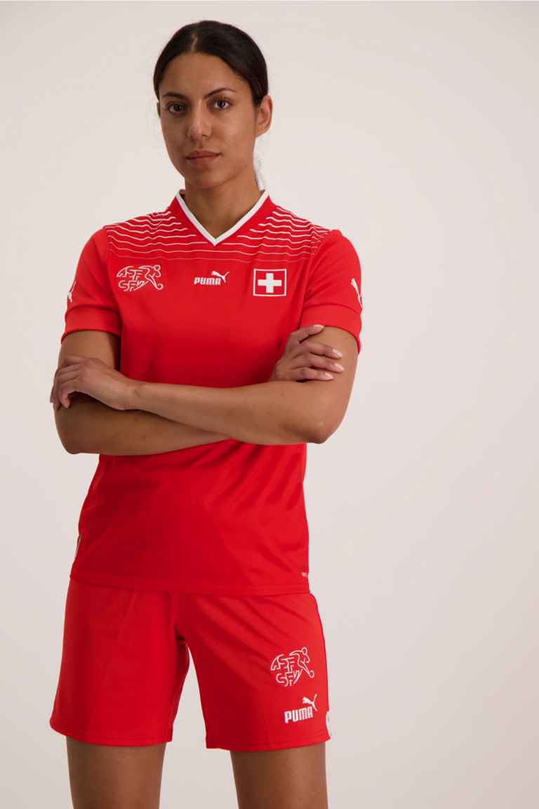 Puma Schweiz Home Replica Damen Fussballtrikot WM 2022