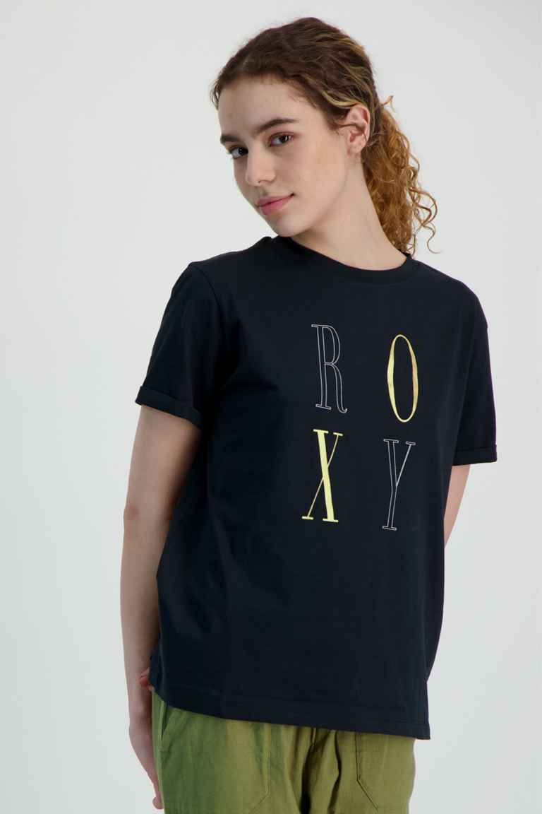Roxy Sparkle Evening Space Letter Damen T-Shirt