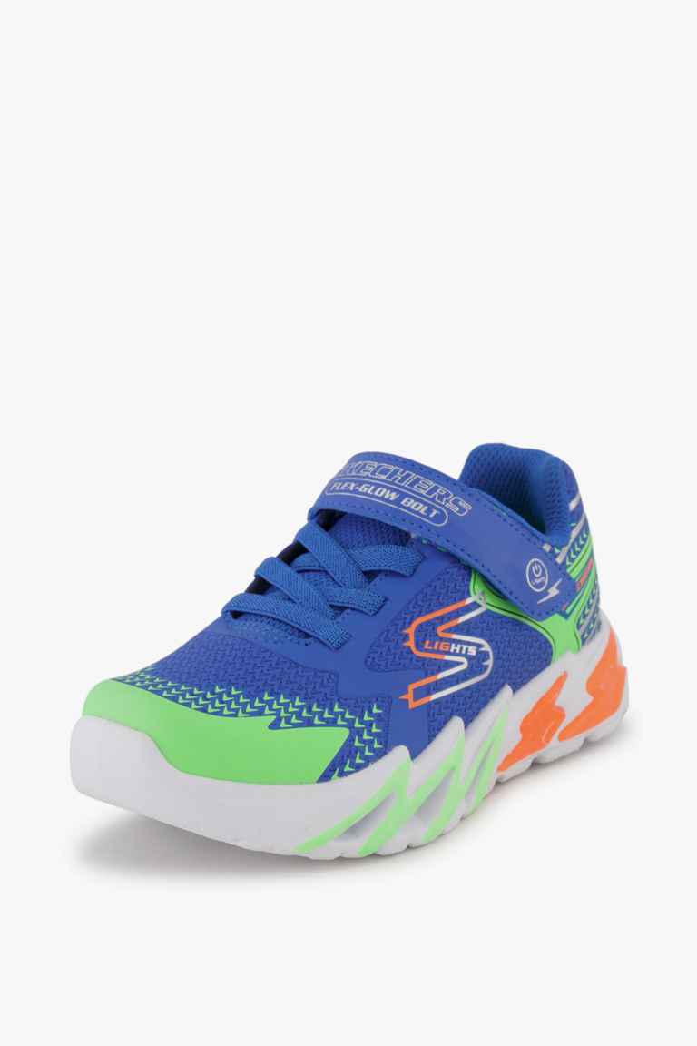 Skechers S Lights®: Flex-Glow Bolt Kinder Sneaker