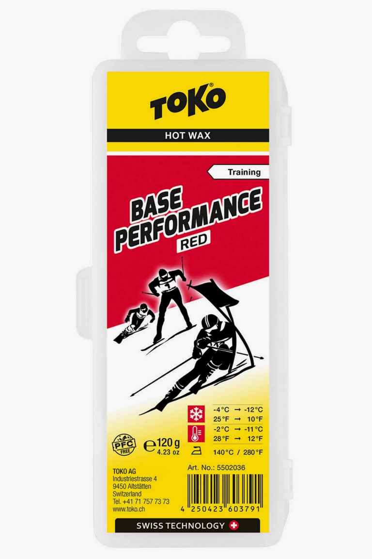 Toko Base Performance Hot red Wachs