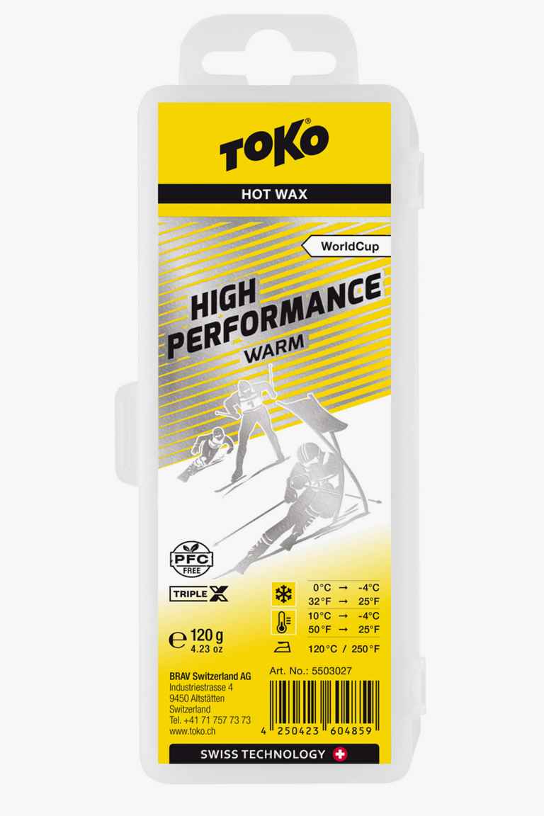 Toko High Performance Hot warm 120 g Wachs