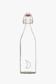 Chilly`s 1 L Glas Trinkflasche