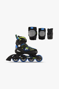 Fila Combo inlineskates + ensemble de protections garçons