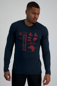 super.natural Skiing Bear Herren Longsleeve